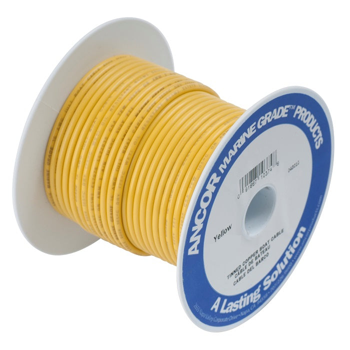 Ancor #8 Yellow 25' Spool Tinned Copper