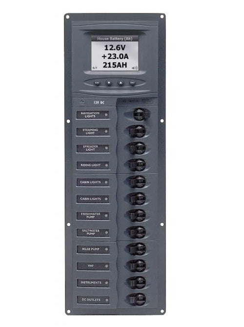 BEP 902V-DCSM 12 Way DC Circuit Breaker Panel