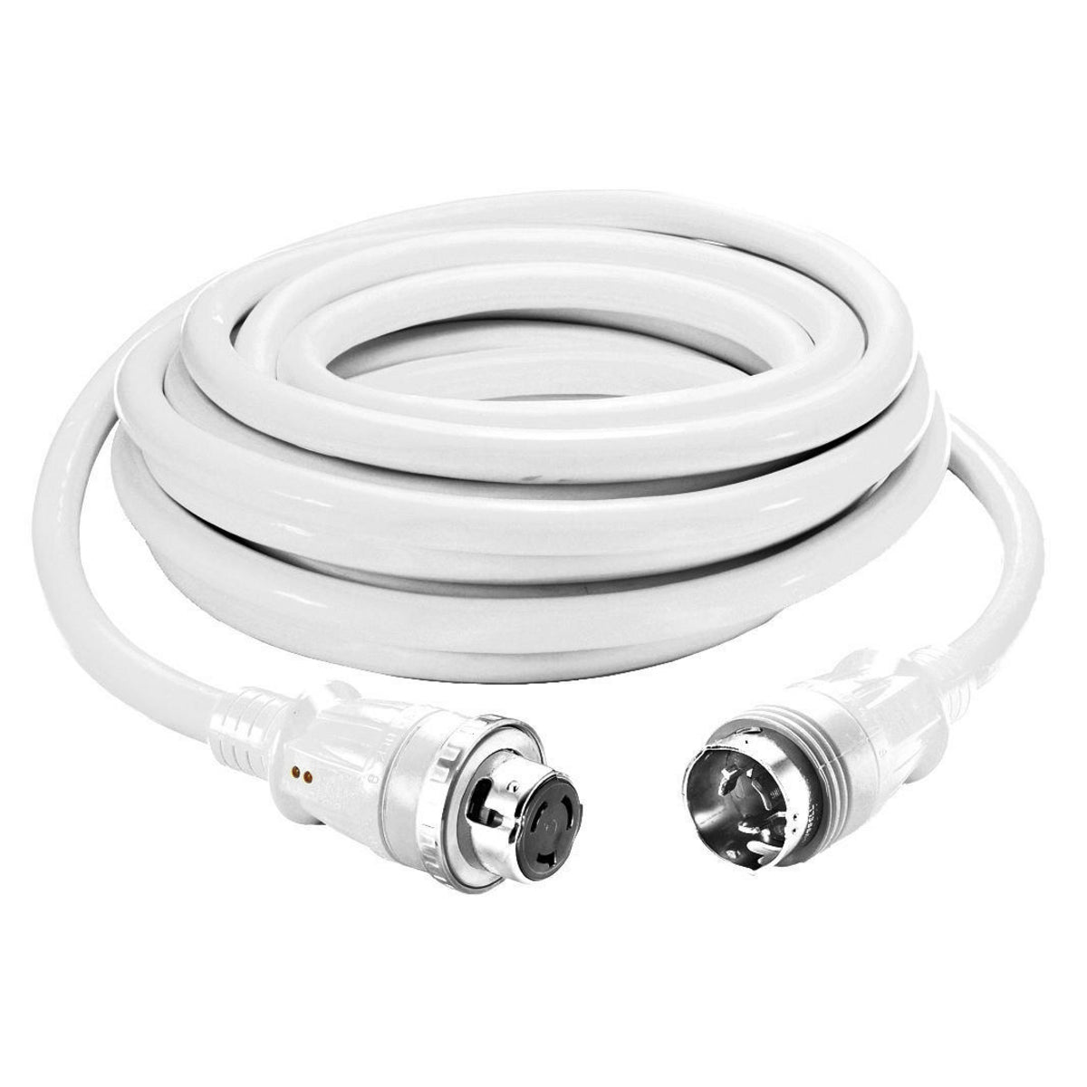 Hubbell HBL61CM42WLED White 50AMP Cable W/Led 25'